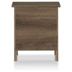 Table de chevet rustique en noyer vieilli – Noyer, 2 ou 3 tiroirs, style fermette