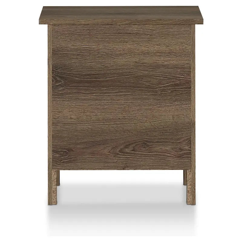 Table de chevet rustique en noyer vieilli – Noyer, 2 ou 3 tiroirs, style fermette
