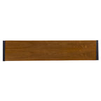 Console industrielle étroite – Chêne brûlé / Gris / Tabac / Moka / Noir, Cadre en métal, 1 place