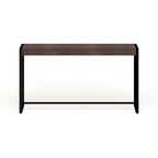 Console industrielle étroite – Chêne brûlé / Gris / Tabac / Moka / Noir, Cadre en métal, 1 place