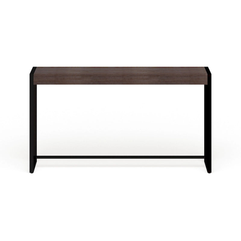 Console industrielle étroite – Chêne brûlé / Gris / Tabac / Moka / Noir, Cadre en métal, 1 place