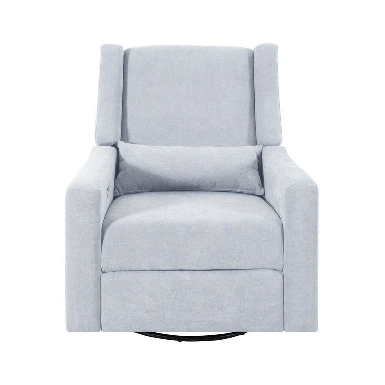 Fauteuil inclinable, pivotant et coulissant électrique – Gris / Blanc / Crème / Gris clair, Lin, 1 place