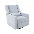 Fauteuil inclinable, pivotant et coulissant électrique – Gris / Blanc / Crème / Gris clair, Lin, 1 place