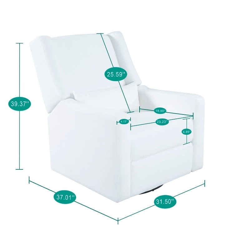 Fauteuil inclinable, pivotant et coulissant électrique – Gris / Blanc / Crème / Gris clair, Lin, 1 place
