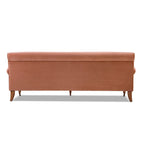 Canapé 3 places style Lawson 88" – Gris argenté / Bleu marine / Pêche / Beige / Olive / Lin / Bleu, Accoudoirs arrondis