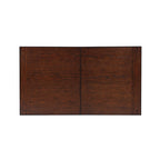 Table basse relevable de style Mission – Chêne foncé / Gris antique, 1 étagère inférieure, 2 à 4 places