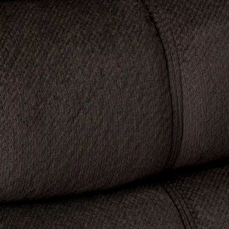Fauteuil inclinable planeur en polyester – Marron / Bleu fumée, dossier en cascade, 1 place