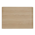 Table d'appoint minimaliste moderne – Chêne européen, 1 tiroir + étagère ouverte, 1 place