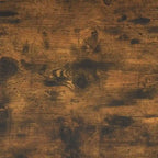 Table basse de ferme à montants en X – Noir / Gris / Marron / Blanc / Chêne foncé, 2 niveaux, 2–4 places