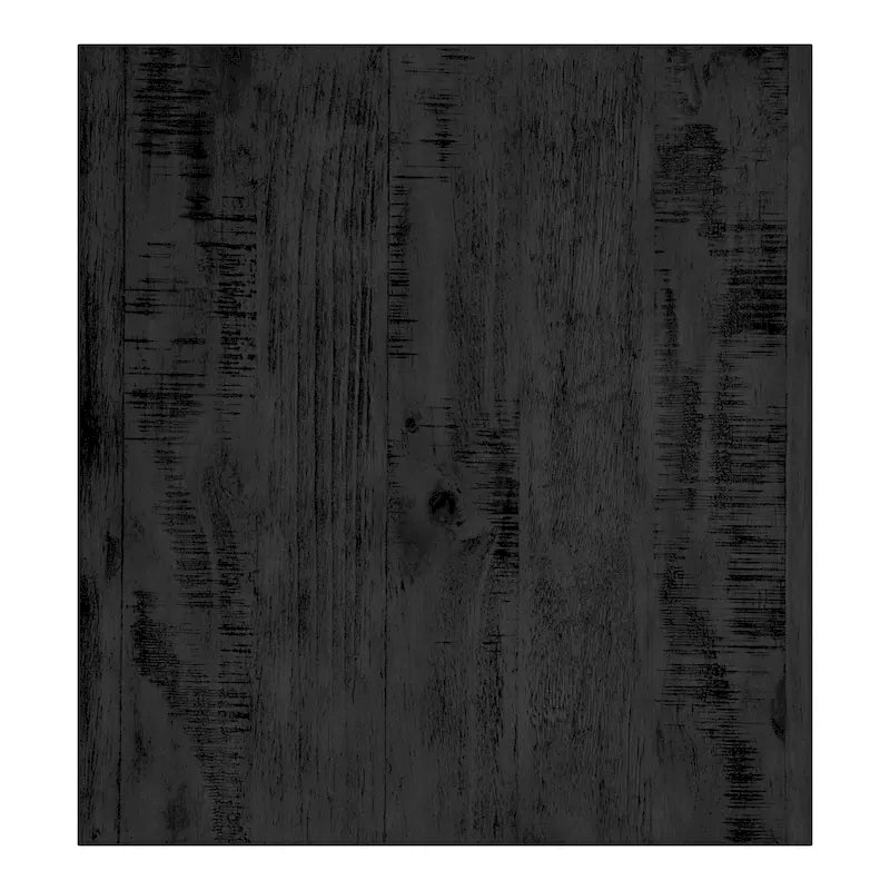 Table d'appoint rustique en X avec étagère – Chêne / Marron / Gris / Noir / Béton, style industriel, 1 place