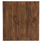 Table d'appoint rustique en X avec étagère – Chêne / Marron / Gris / Noir / Béton, style industriel, 1 place