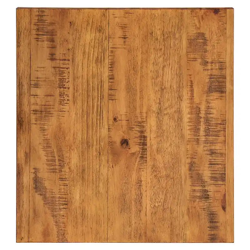 Table d'appoint rustique en X avec étagère – Chêne / Marron / Gris / Noir / Béton, style industriel, 1 place