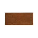 Bureau d'écriture moderne du milieu du siècle avec tiroir – Marron / Blanc, pieds inclinés, 1 personne