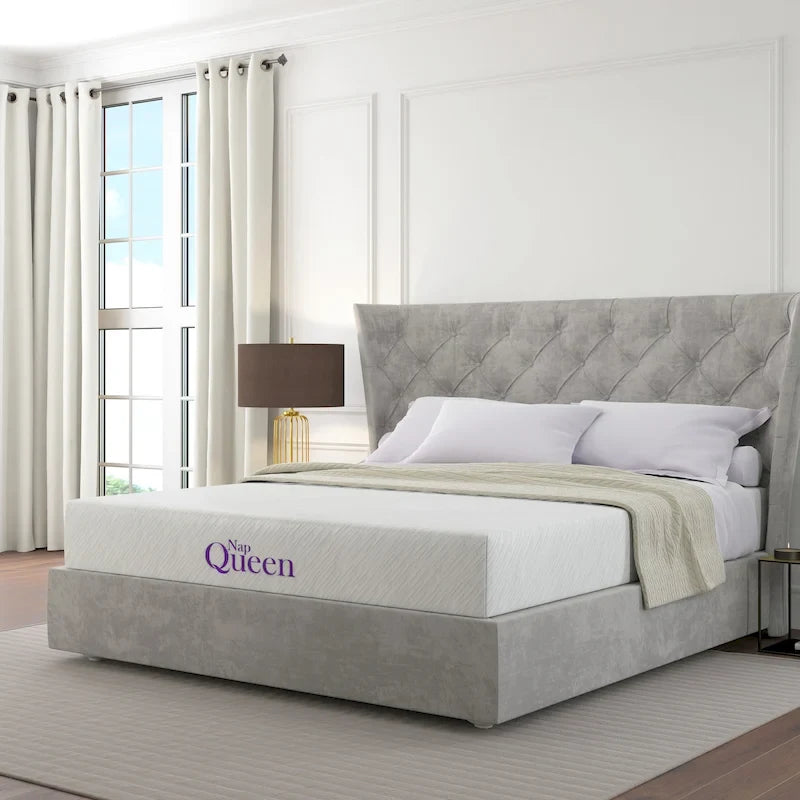 Matelas en mousse à mémoire de forme 3 couches en gel, 12 pouces – Du simple au King size, convient à 1–2 personnes
