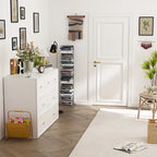 Lit armoire convertible avec 2 tiroirs – Blanc, Grand Lit, Couchage 2 personnes