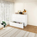 Lit armoire convertible avec 2 tiroirs – Blanc, Grand Lit, Couchage 2 personnes