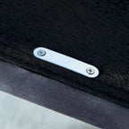 Lit plateforme en velours gris avec tête de lit bibliothèque et port USB – Gris, 3 étagères de rangement, Grand lit / Très grand lit / Très grand lit californien, 2 places