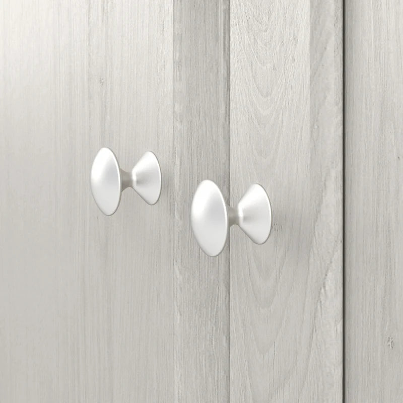 Armoire de rangement haute à 2 portes avec étagères réglables – Chêne expresso / Chêne lin blanc / Gris moderne / Pin recyclé