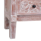 Buffet en Acajou Massif 2 Tiroirs – Marron, Style Mid-Century