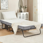 Lit d'appoint pliant avec matelas à mémoire de forme – Lit simple / Lit simple XL, Pliant, 1 couchage