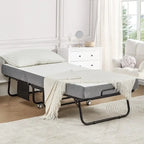 Lit d'appoint pliant avec matelas à mémoire de forme – Lit simple / Lit simple XL, Pliant, 1 couchage