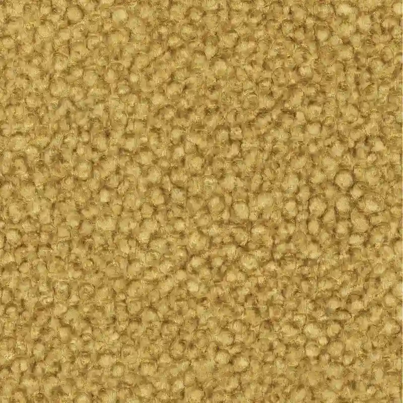 Fauteuil d'appoint surdimensionné en velours – Tournesol écorce/Bleu sarcelle, accoudoirs droits, 1 place