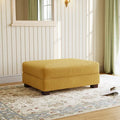 Pouf géant en velours côtelé – Orange / Vert / Beige / Gris, Carré, 2 places