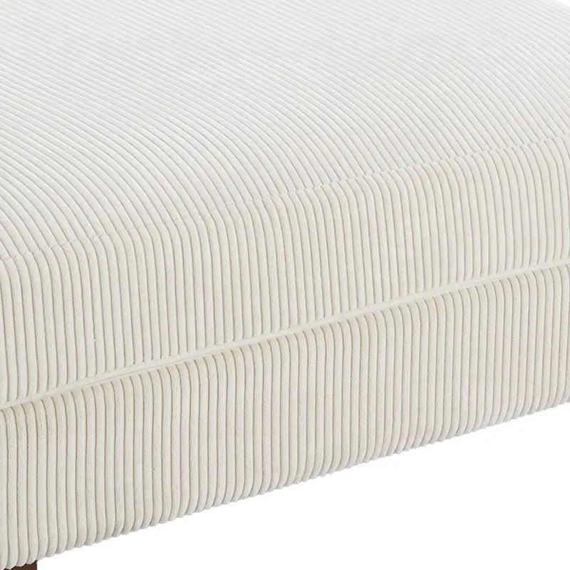Pouf géant en velours côtelé – Orange / Vert / Beige / Gris, Carré, 2 places